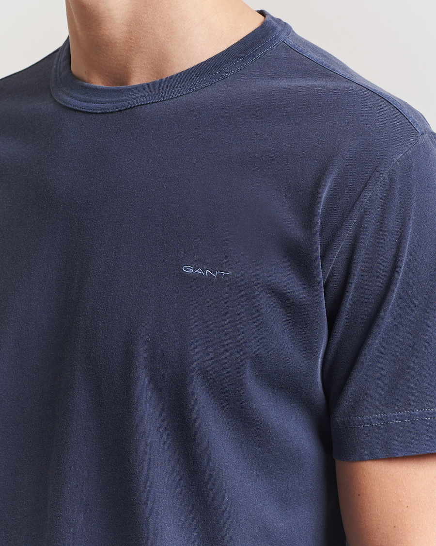 Homme | T-shirts | GANT | Sunfaded T-Shirt Persian Blue