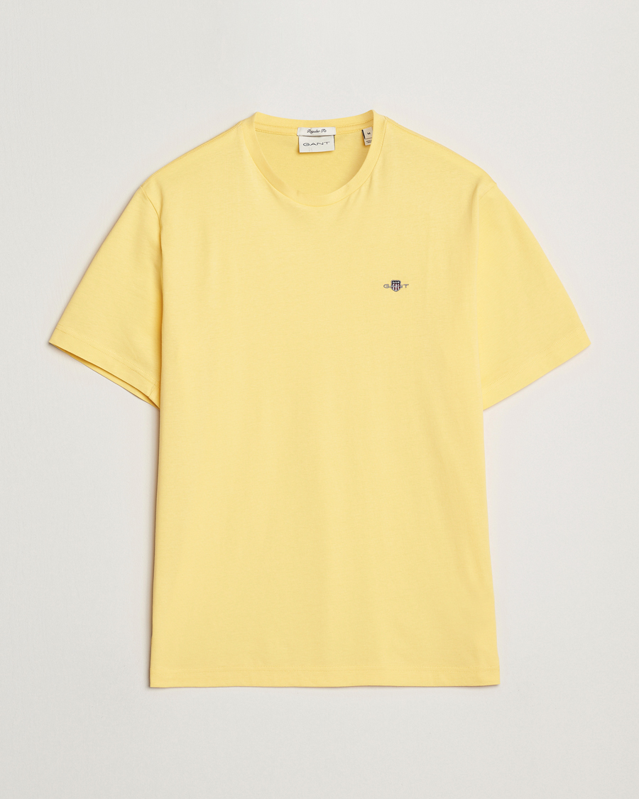 Homme | T-shirts | GANT | The Original T-Shirt Banana Yellow