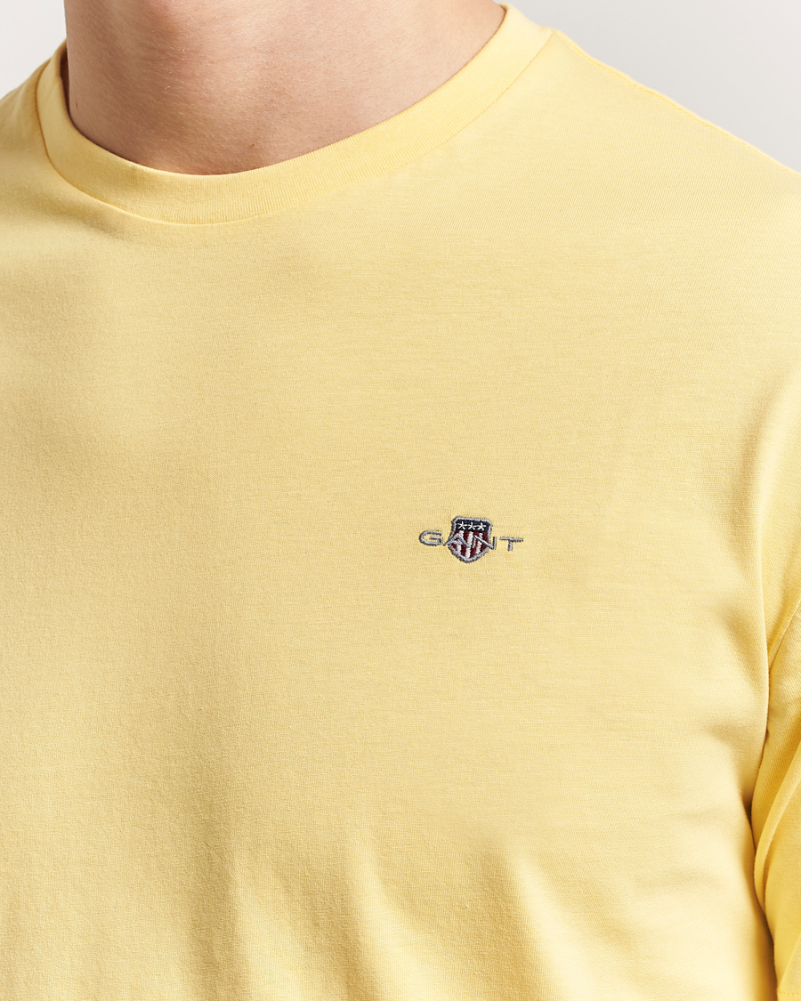 Homme | T-shirts | GANT | The Original T-Shirt Banana Yellow
