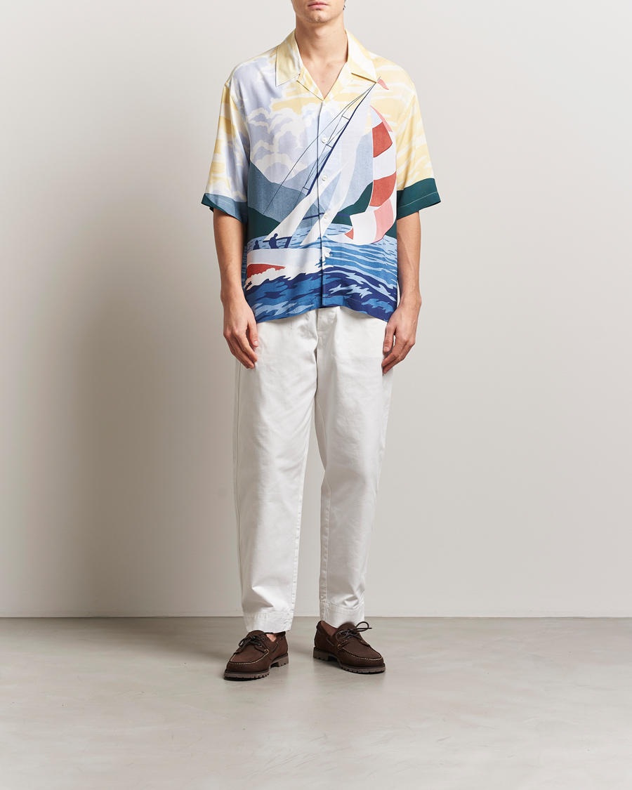 Homme | Chemises | GANT | Relaxed Fit Scenery Sailing Short Sleeve Shirt Multi