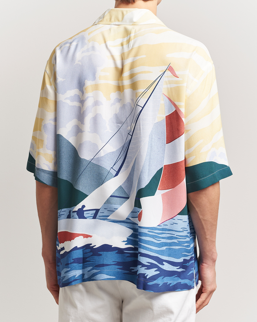 Homme | Chemises | GANT | Relaxed Fit Scenery Sailing Short Sleeve Shirt Multi