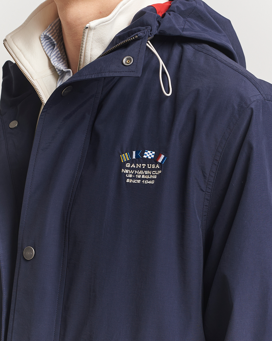 Homme | Manteaux Et Vestes | GANT | Blocked Windshielder Jacket Classic Blue