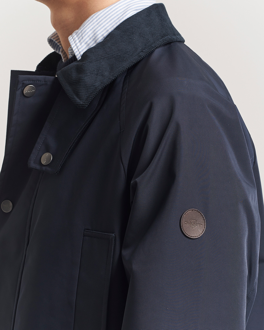 Homme | Manteaux Et Vestes | GANT | Spring Decker Jacket Evening Blue