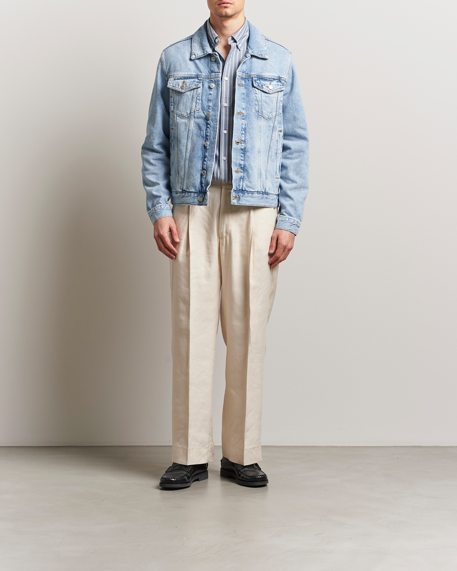 Homme | Manteaux Et Vestes | GANT | Denim Jacket Light Blue Vintage