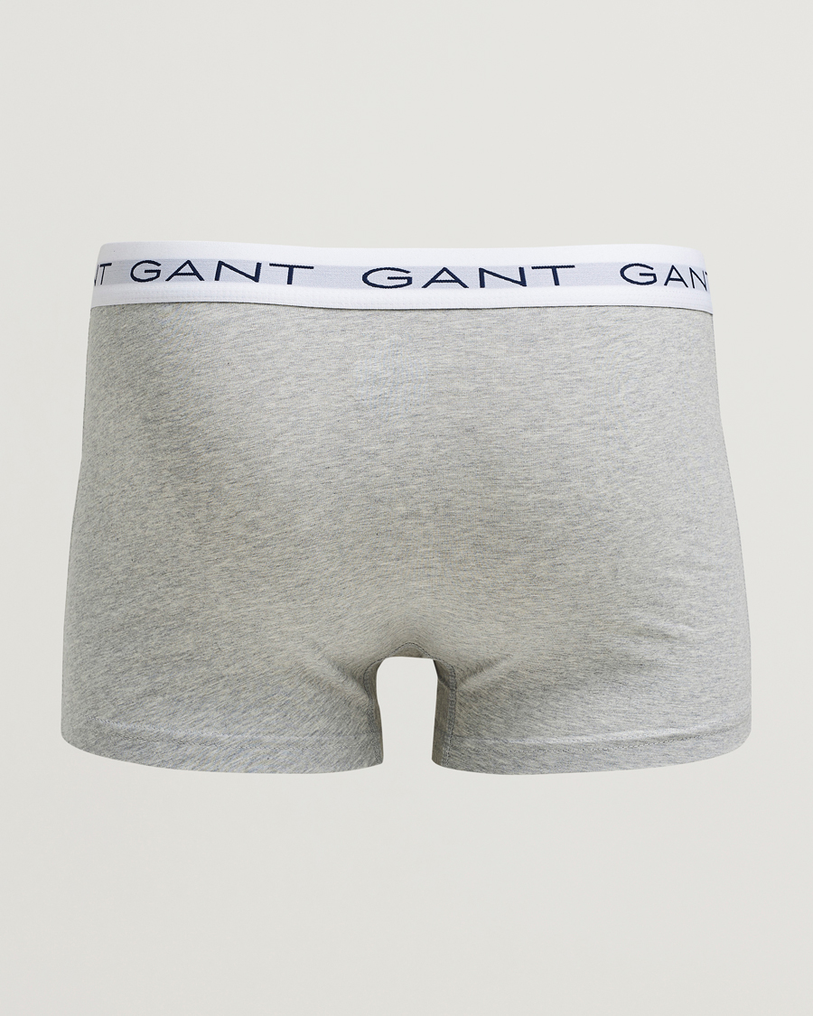 Homme | Sous-Vêtements Et Chaussettes | Gant | 3-Pack Trunks Light Grey Melange/Black/White
