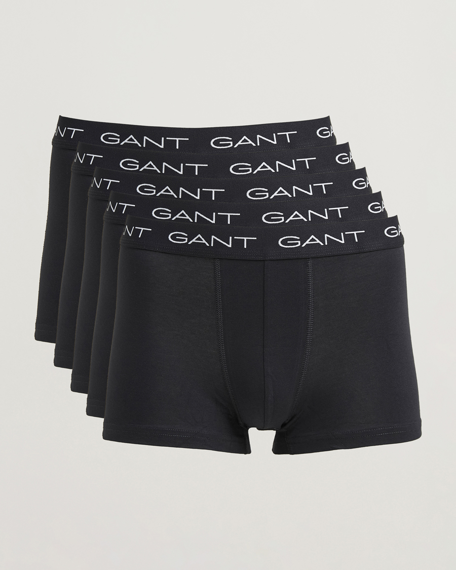 Homme | Sous-Vêtements Et Chaussettes | Gant | 5-Pack Trunks Black