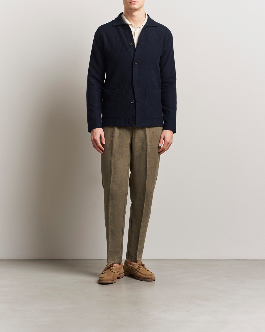 Homme | Manteaux Et Vestes | Altea | Chevron Chore Jacket Navy