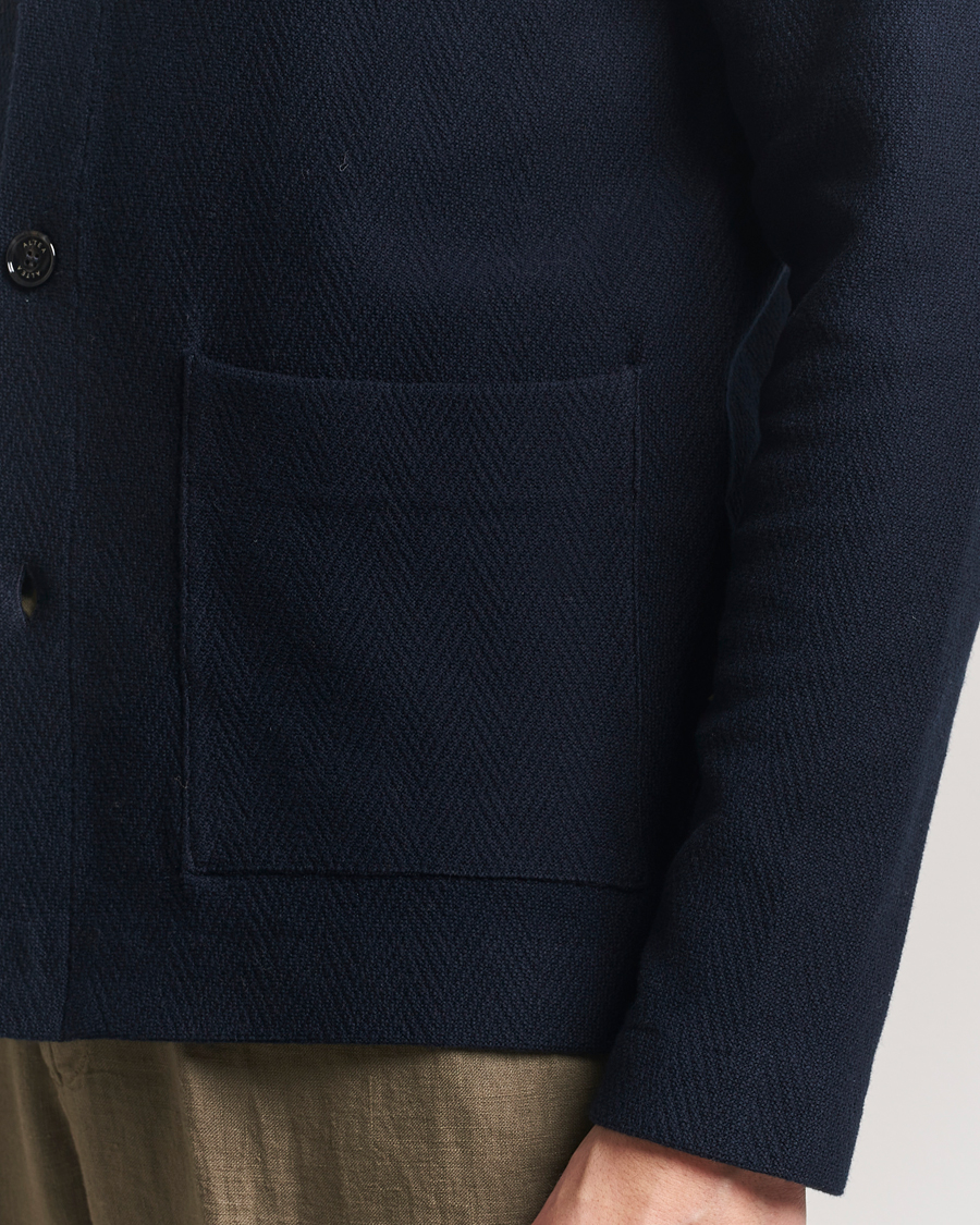 Homme | Manteaux Et Vestes | Altea | Chevron Chore Jacket Navy