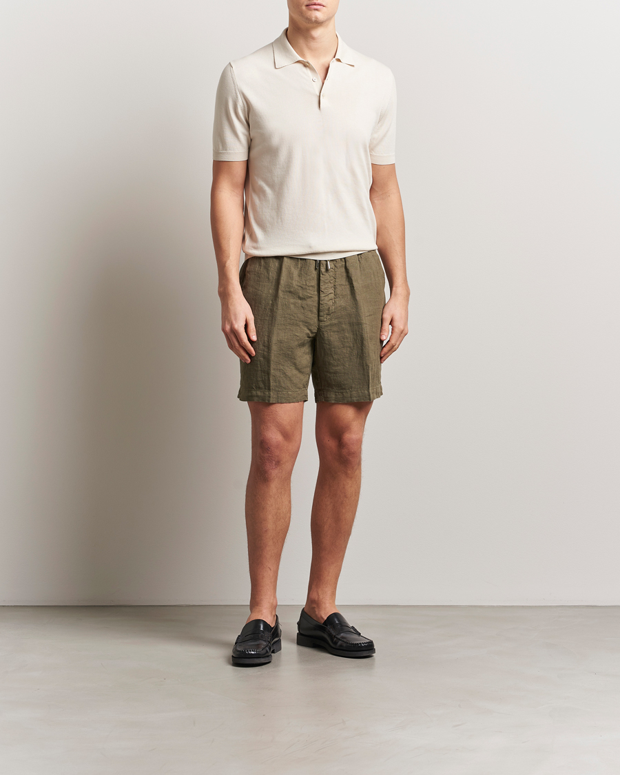Homme | Polos | Altea | Short Sleeve Cotton Polo Off White