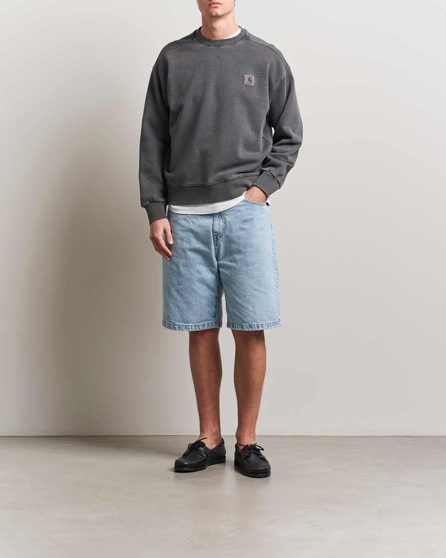 Homme | Shorts | Carhartt WIP | Landon Shorts Robertson Denim Blue Bleached