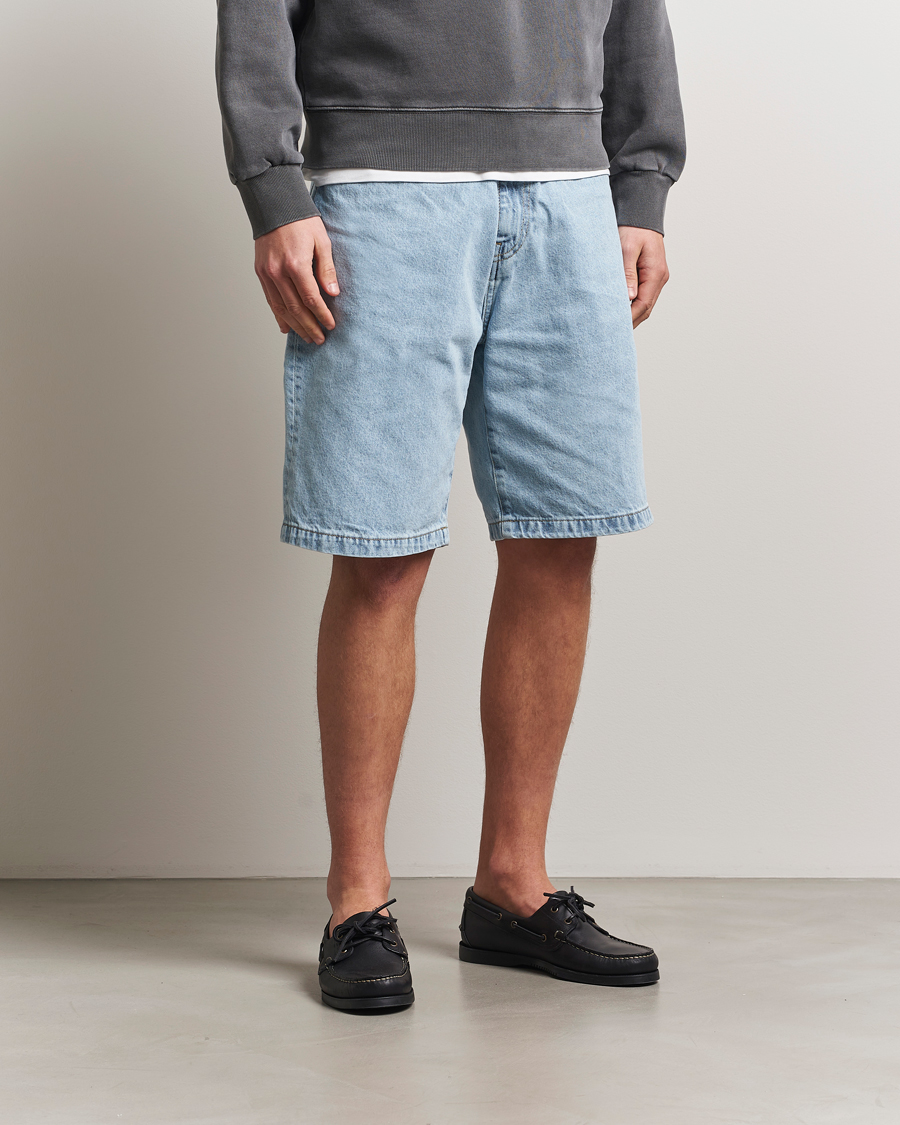 Homme | Shorts | Carhartt WIP | Landon Shorts Robertson Denim Blue Bleached