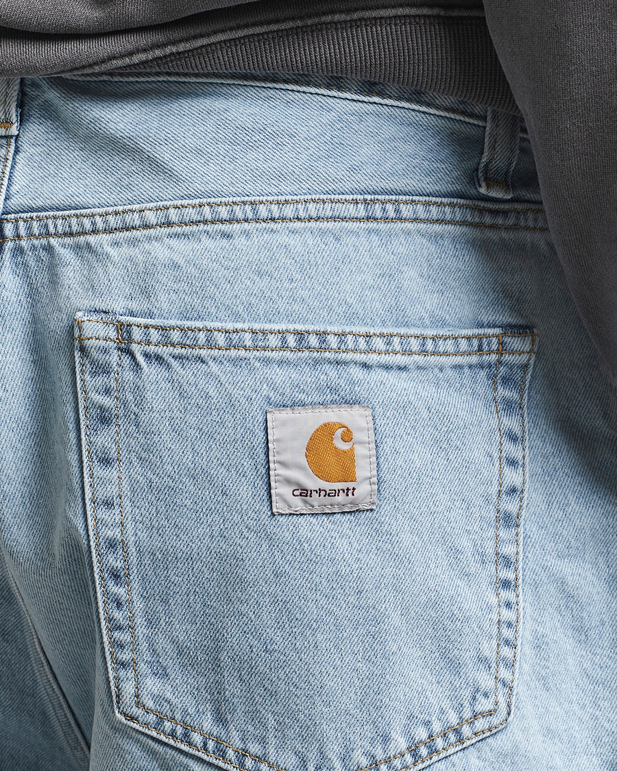 Homme | Shorts | Carhartt WIP | Landon Shorts Robertson Denim Blue Bleached