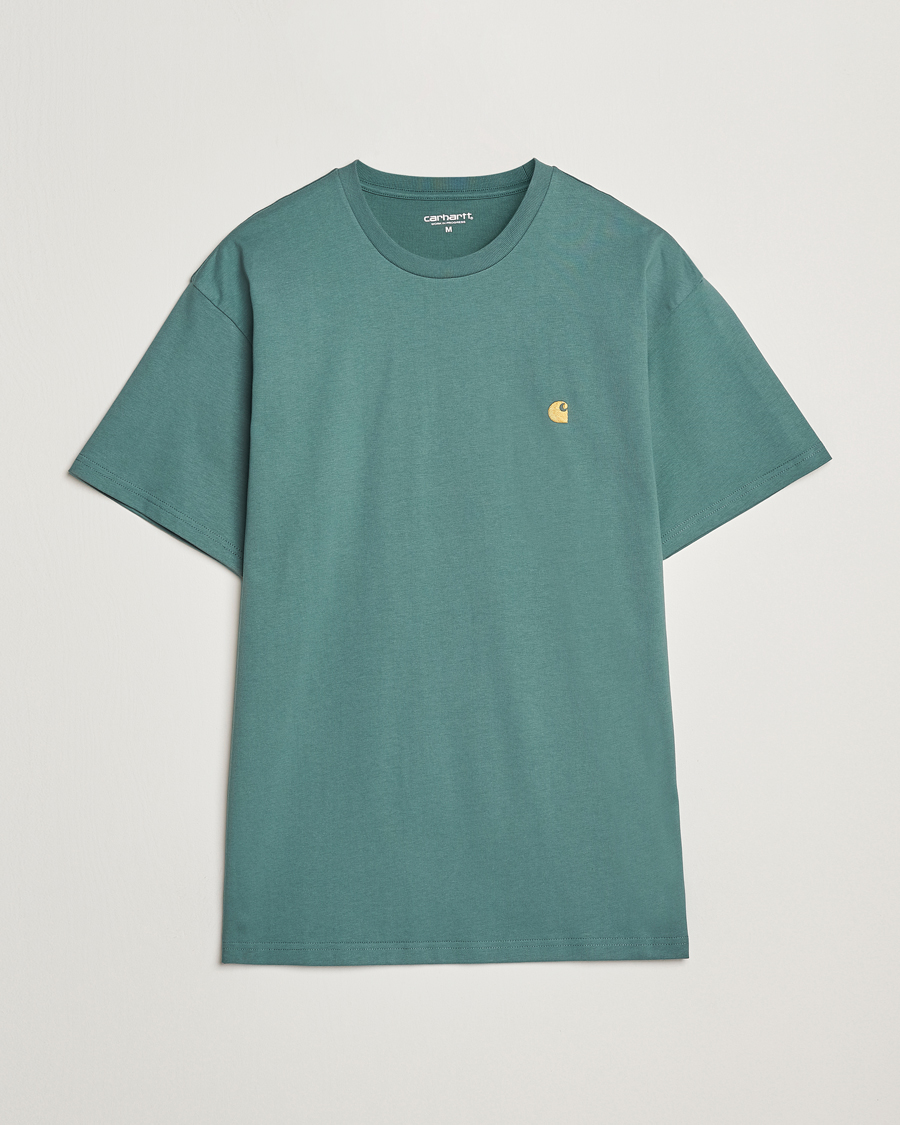 Homme | T-shirts | Carhartt WIP | Chase Short Sleeve T-Shirt Silver Pine