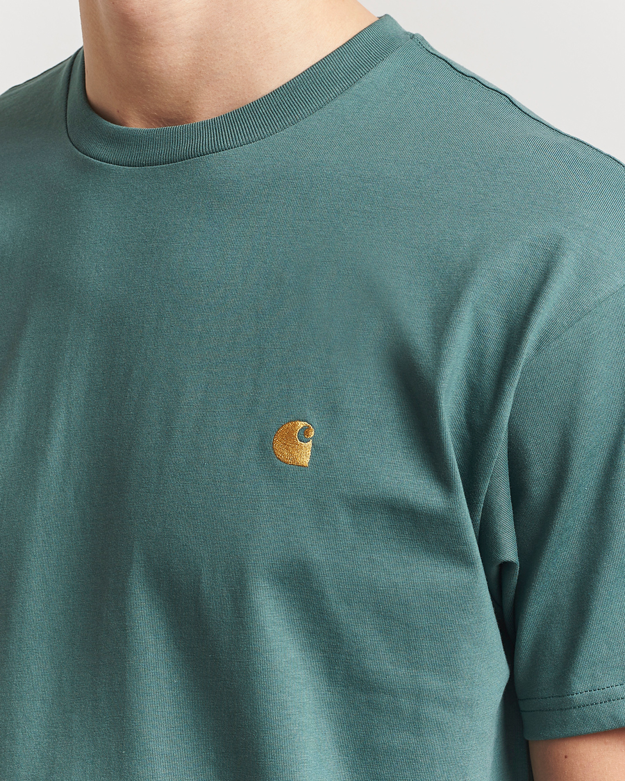 Homme | T-shirts | Carhartt WIP | Chase Short Sleeve T-Shirt Silver Pine