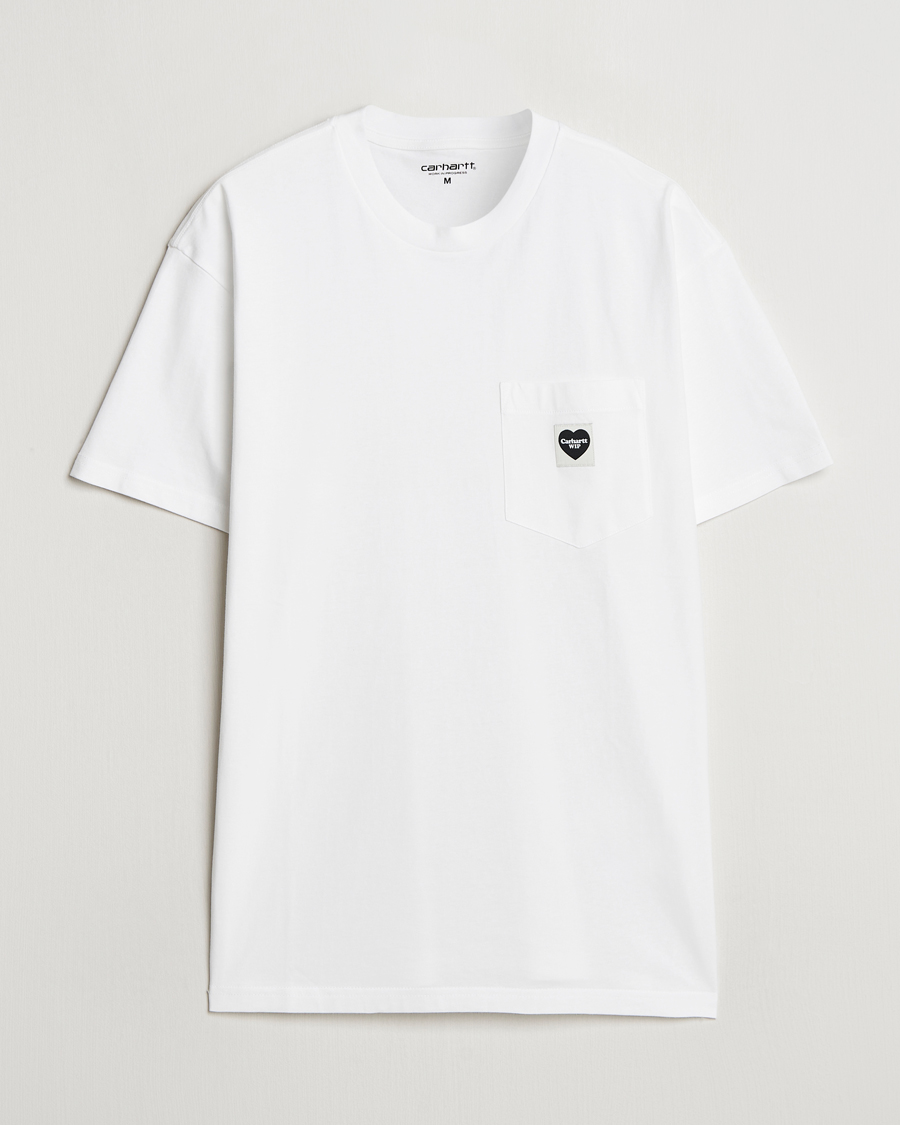 Homme | T-shirts | Carhartt WIP | Pocket Heart T-Shirt White