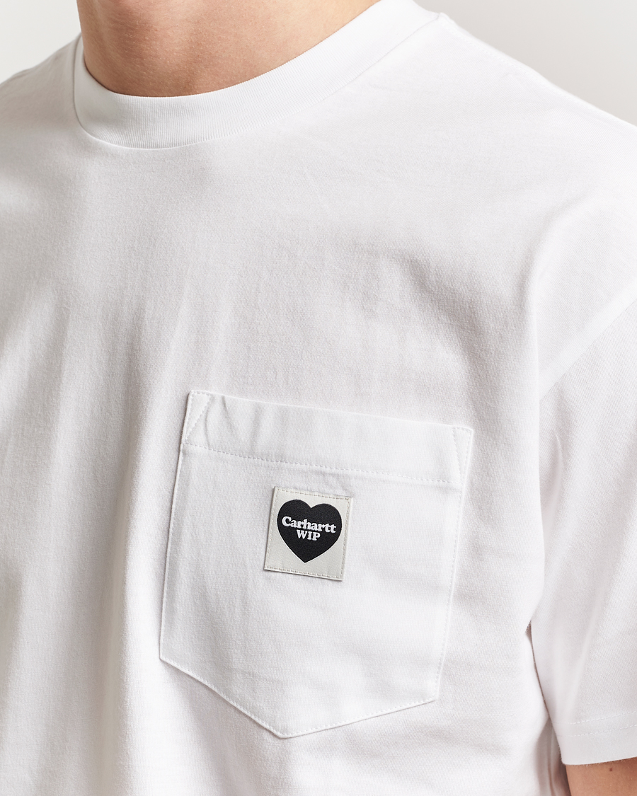 Homme | T-shirts | Carhartt WIP | Pocket Heart T-Shirt White