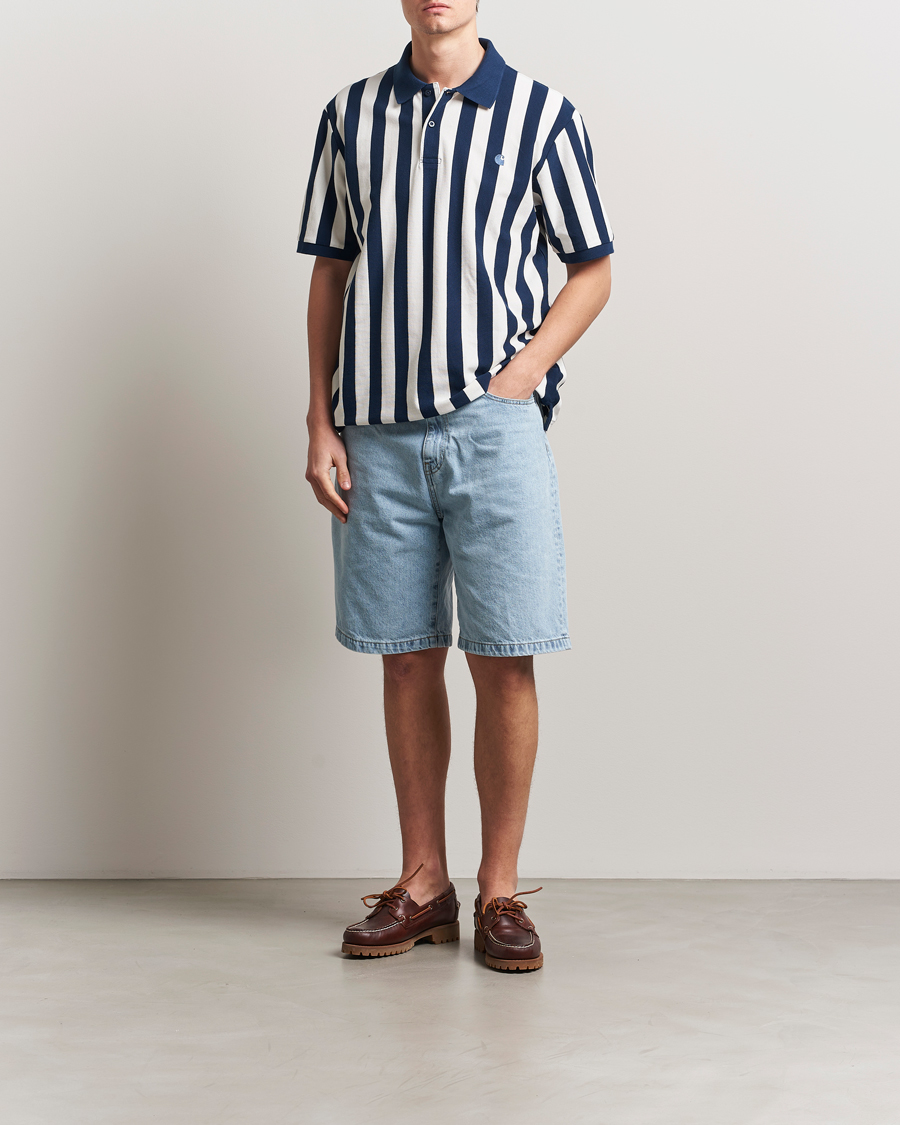 Homme | Polos | Carhartt WIP | Boynton Piqué Polo Blue