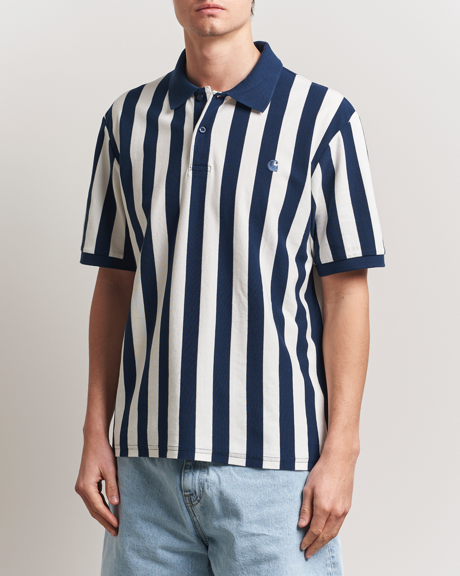 Homme | Polos | Carhartt WIP | Boynton Piqué Polo Blue