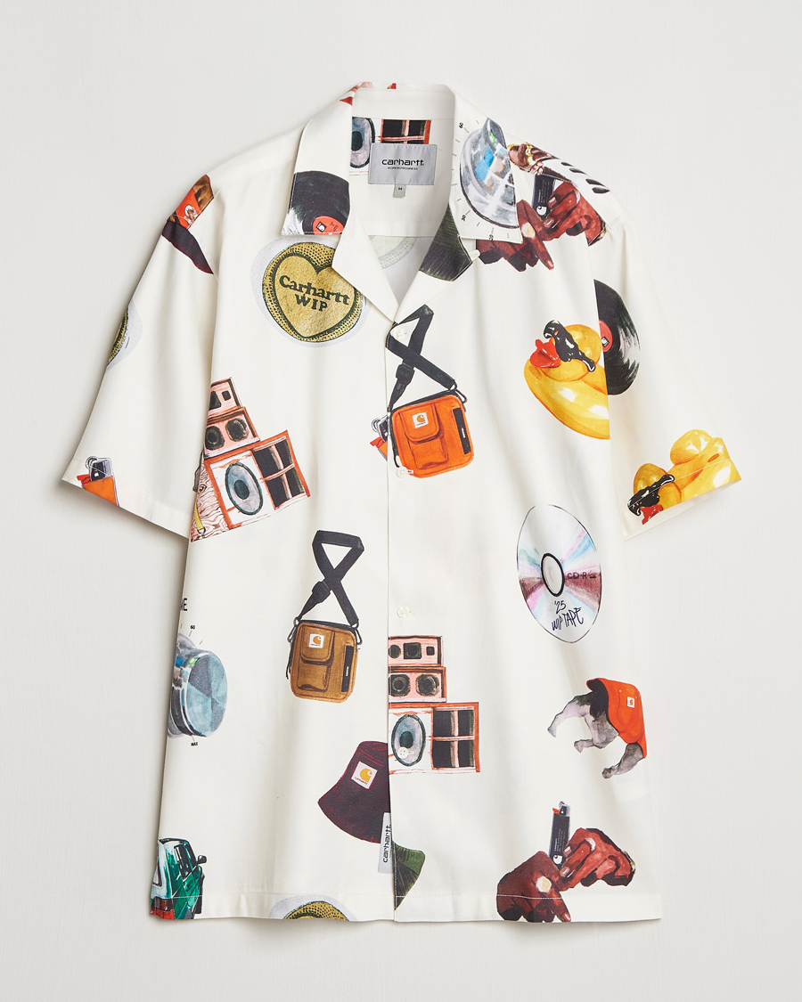 Homme | Chemises | Carhartt WIP | Jacob Rochester Printed Shirt White