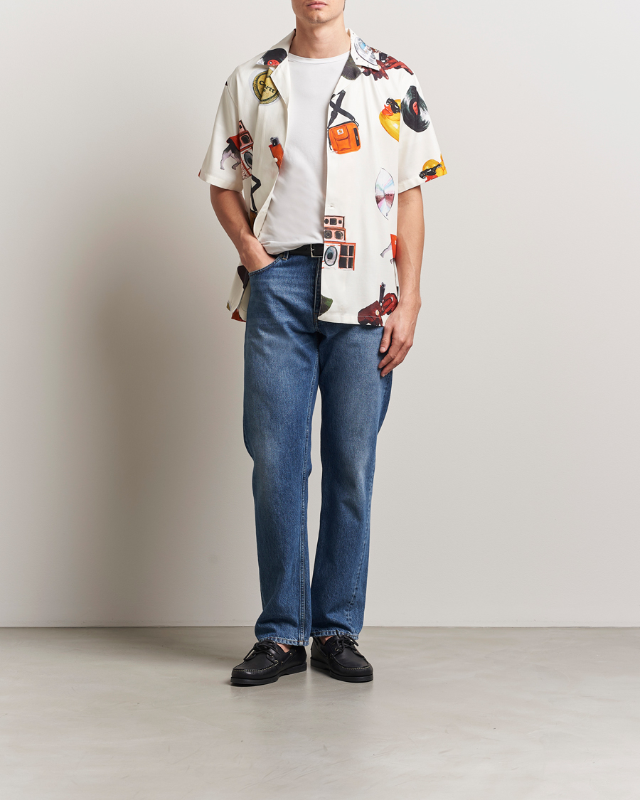 Homme | Chemises | Carhartt WIP | Jacob Rochester Printed Shirt White