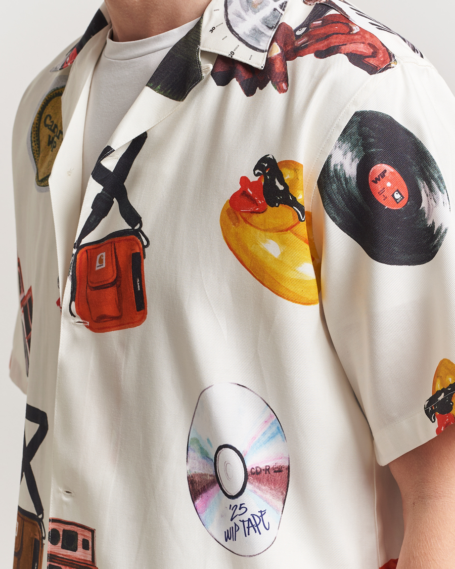 Homme | Chemises | Carhartt WIP | Jacob Rochester Printed Shirt White