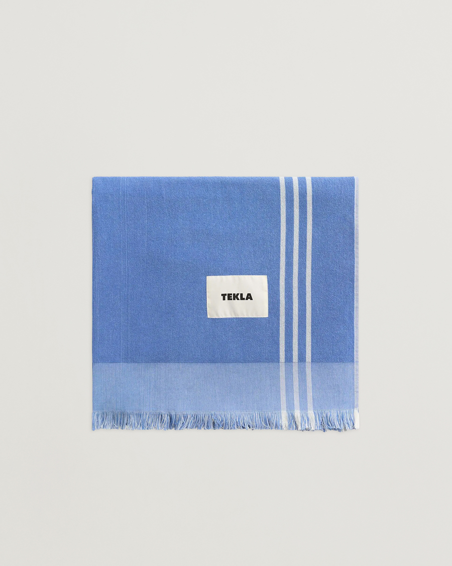 Homme | Tekla Organic Terry Beach Towel Azul | Tekla | Organic Terry Beach Towel Azul