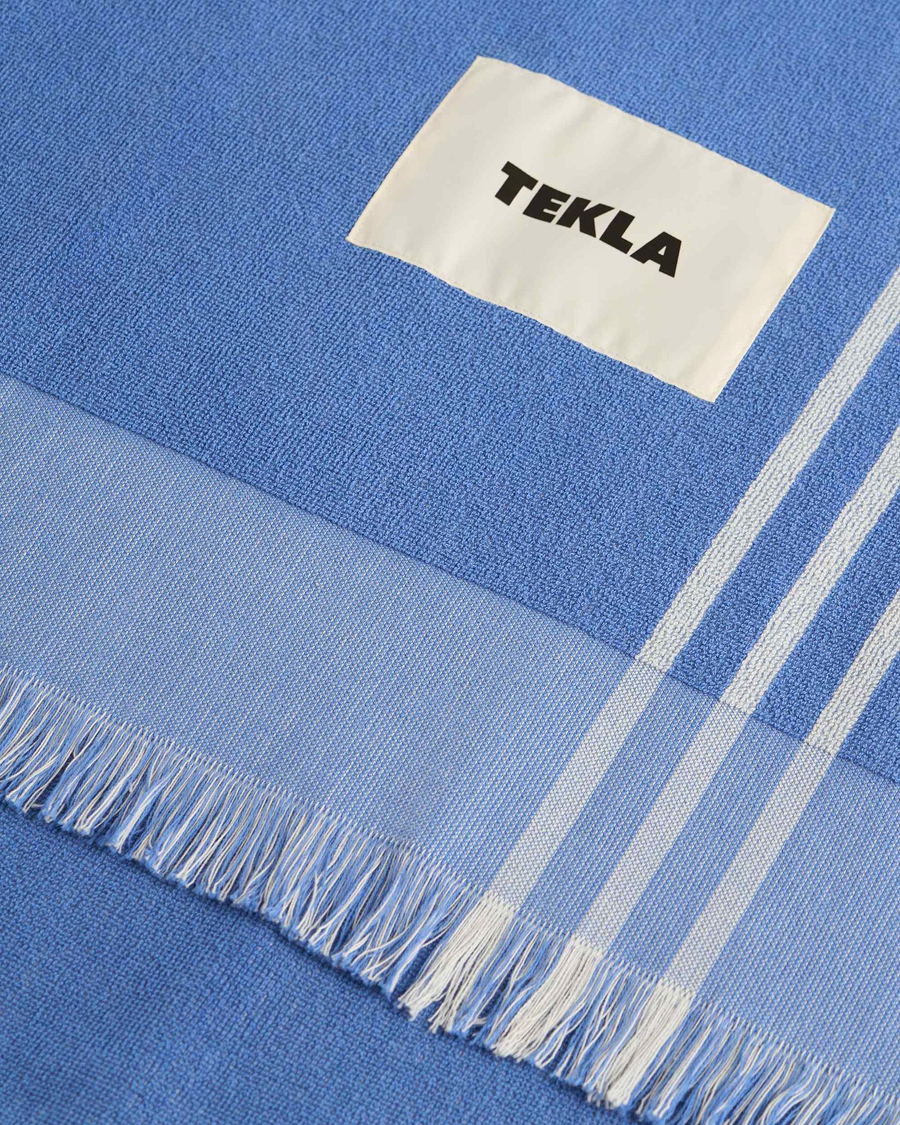 Homme | Tekla Organic Terry Beach Towel Azul | Tekla | Organic Terry Beach Towel Azul