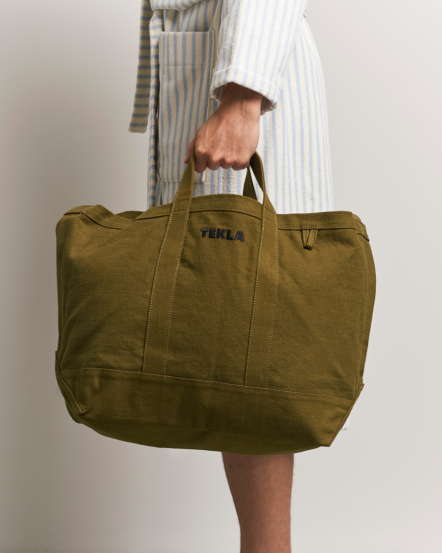 Homme | Tekla Beach Bag Olive | Tekla | Beach Bag Olive