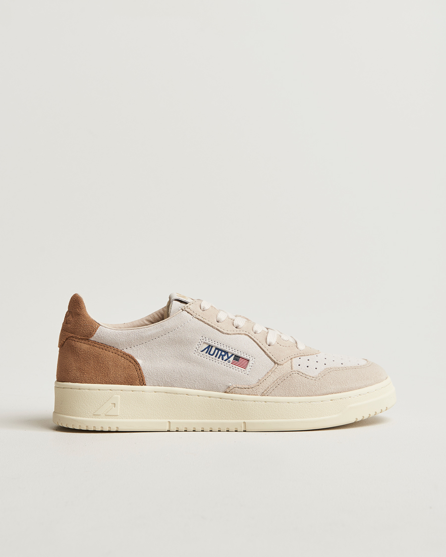 Homme | Autry Medalist Low Sneaker Sand/Cigarr | Autry | Medalist Low Sneaker Sand/Cigarr