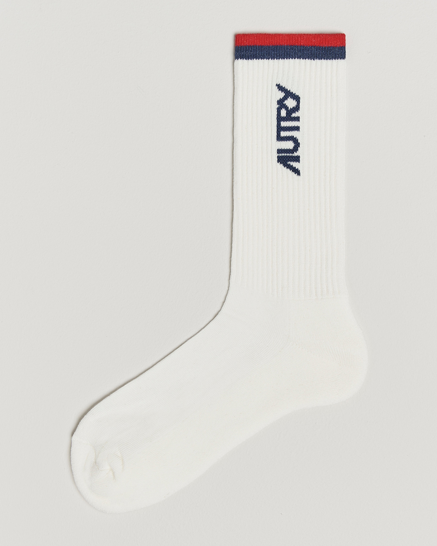 Homme | Sous-Vêtements Et Chaussettes | Autry | Logo Socks Cream