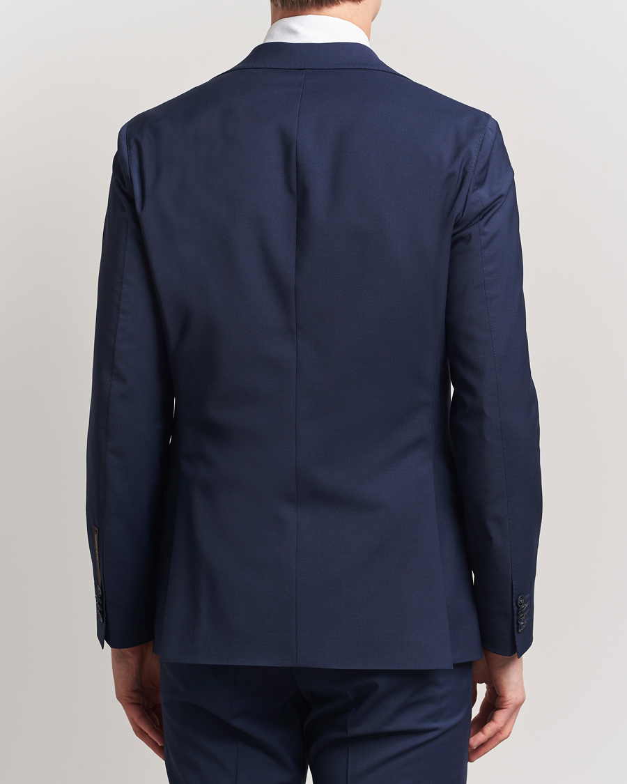 Homme | Blazers | Oscar Jacobson | Ego Wool Blend Blazer Navy