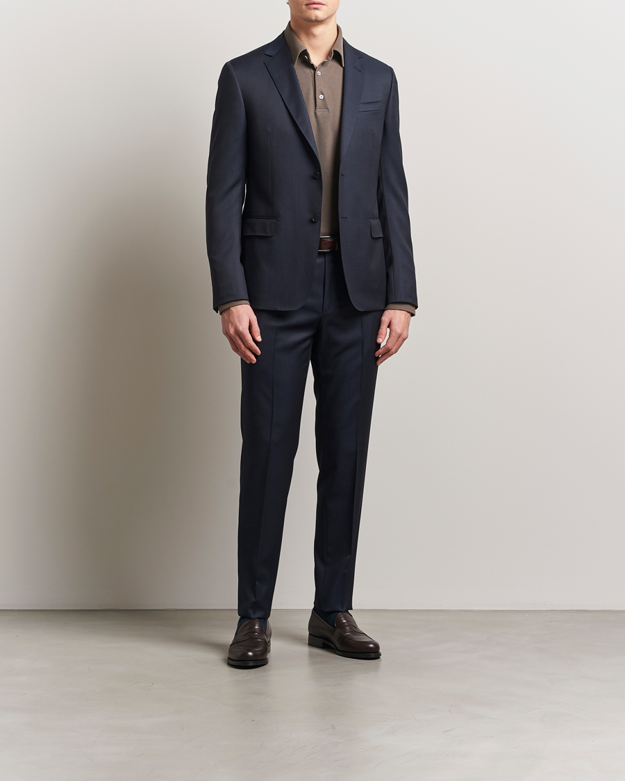 Homme | Costumes | Zegna | Tailored Wool Suit Navy