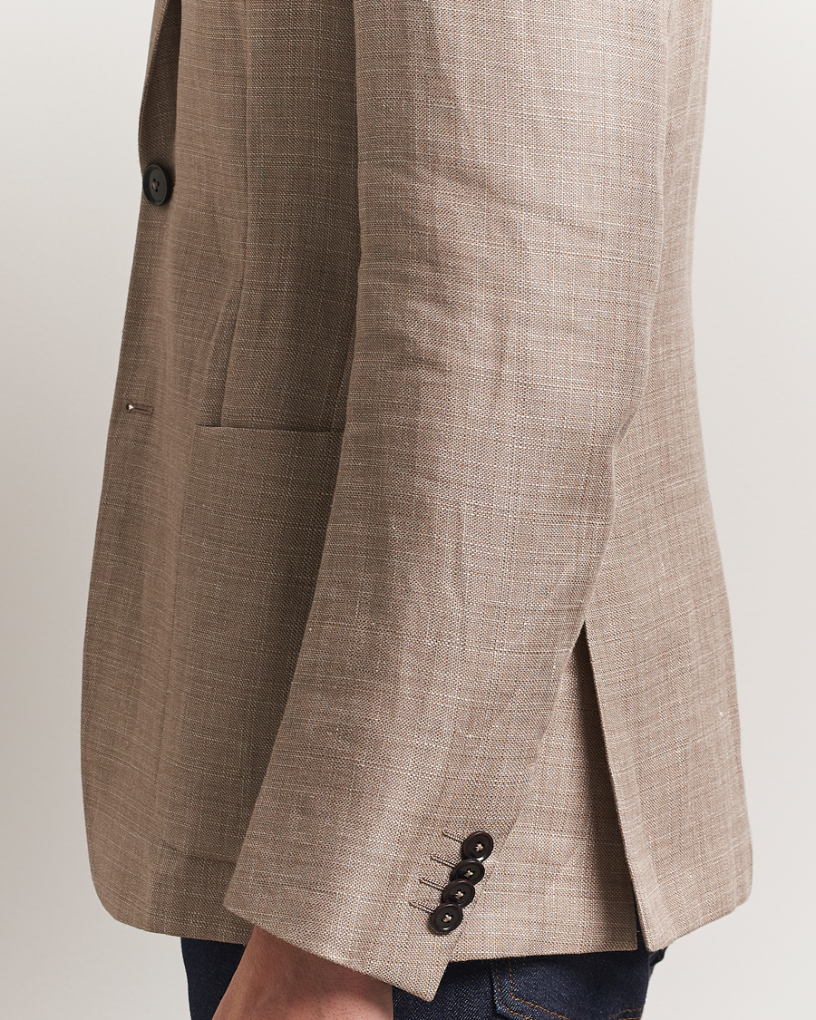 Homme | Blazers | Zegna | Unconstructed Wool/Linen Blazer Beige
