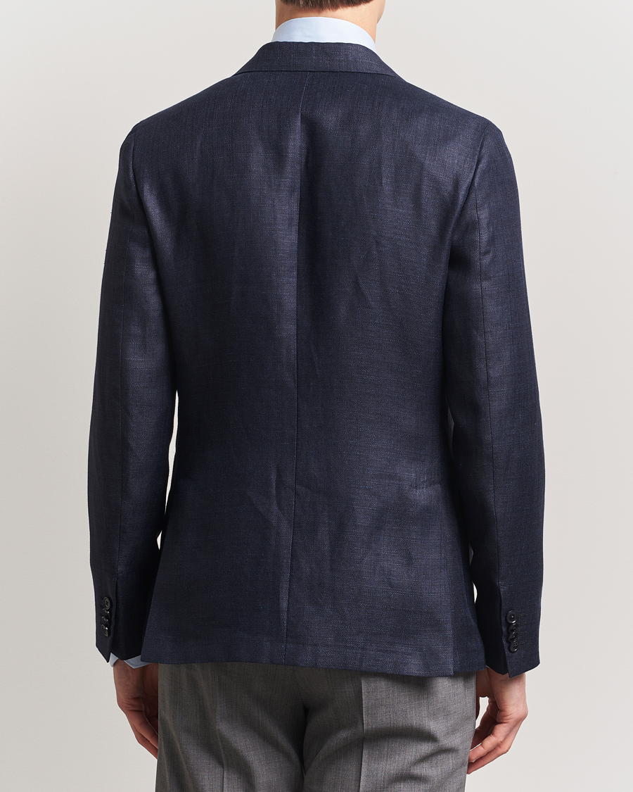 Homme | Blazers | Zegna | Unconstructed Wool/Linen Blazer Navy