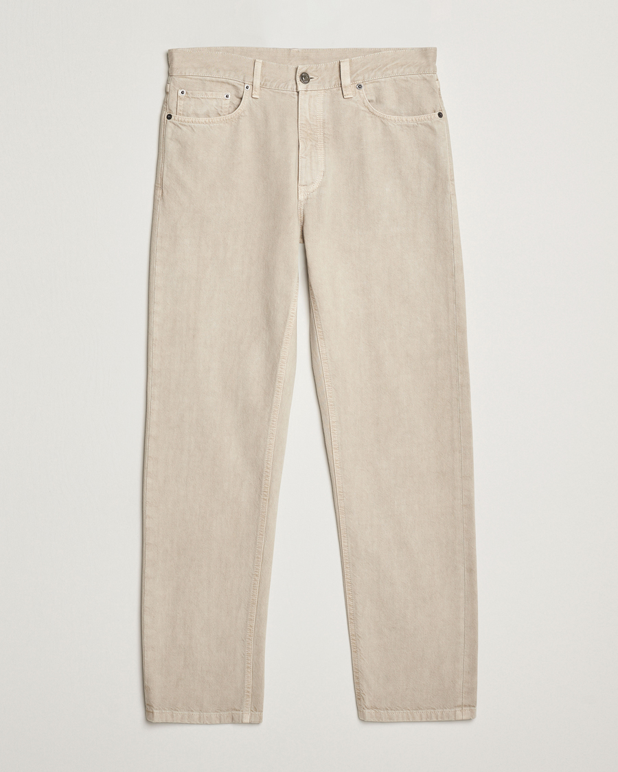 Homme | Pantalons | Zegna | 5-Pocket Marbled Denim Pants Beige