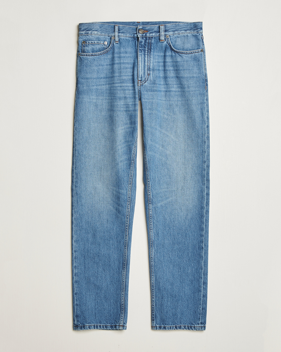 Homme | Pantalons | Zegna | 5-Pocket Denim Jeans Medium Blue Wash