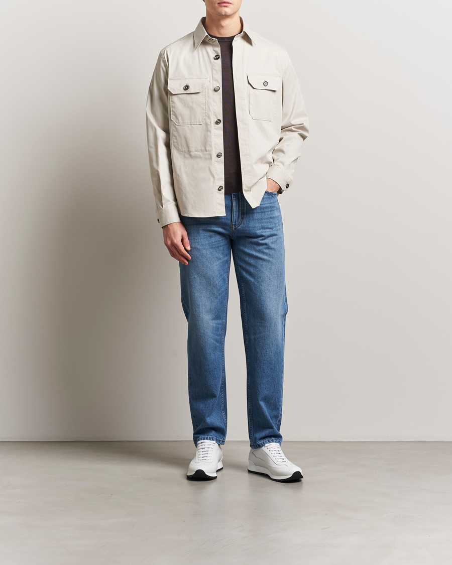 Homme | Pantalons | Zegna | 5-Pocket Denim Jeans Medium Blue Wash