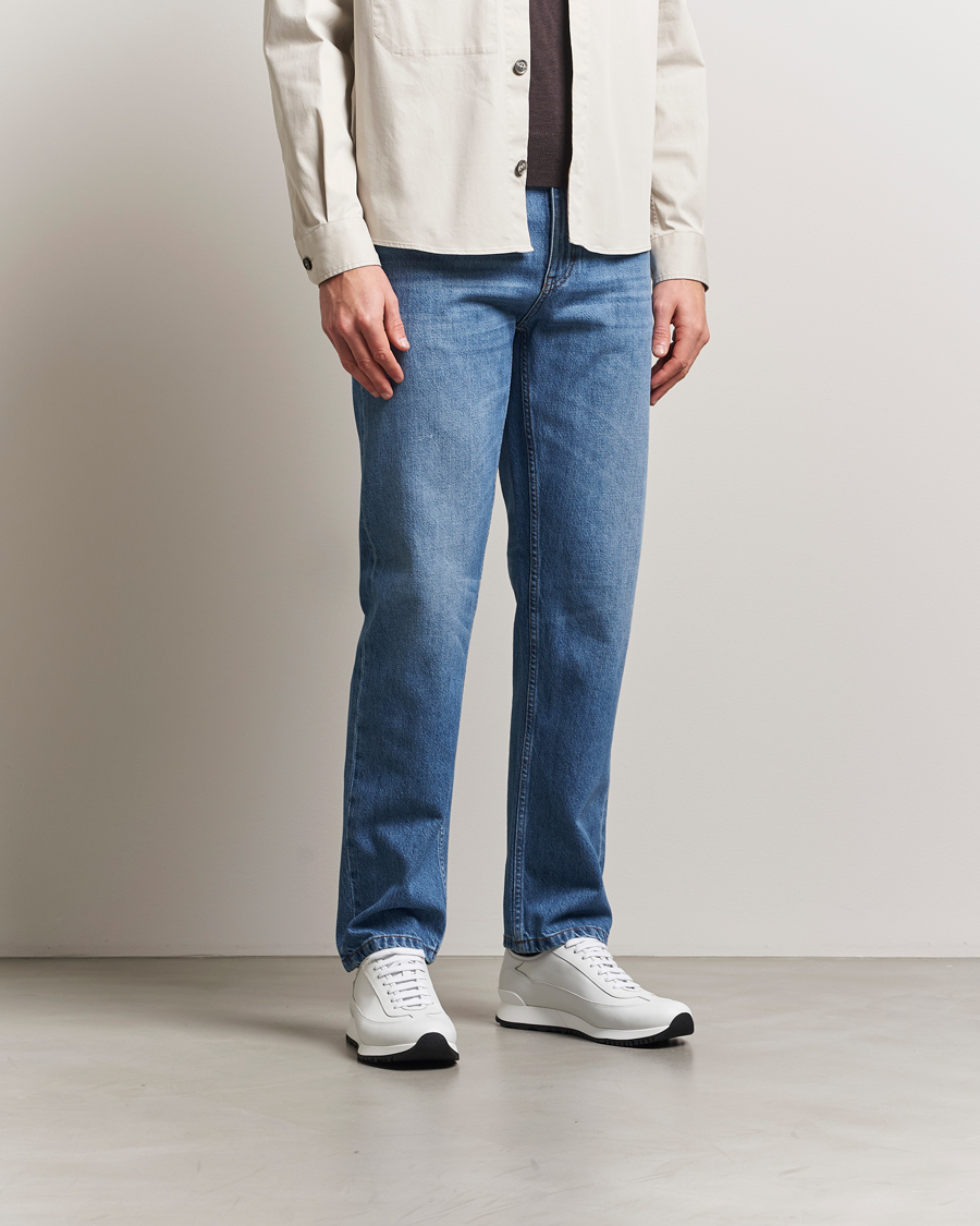 Homme | Pantalons | Zegna | 5-Pocket Denim Jeans Medium Blue Wash