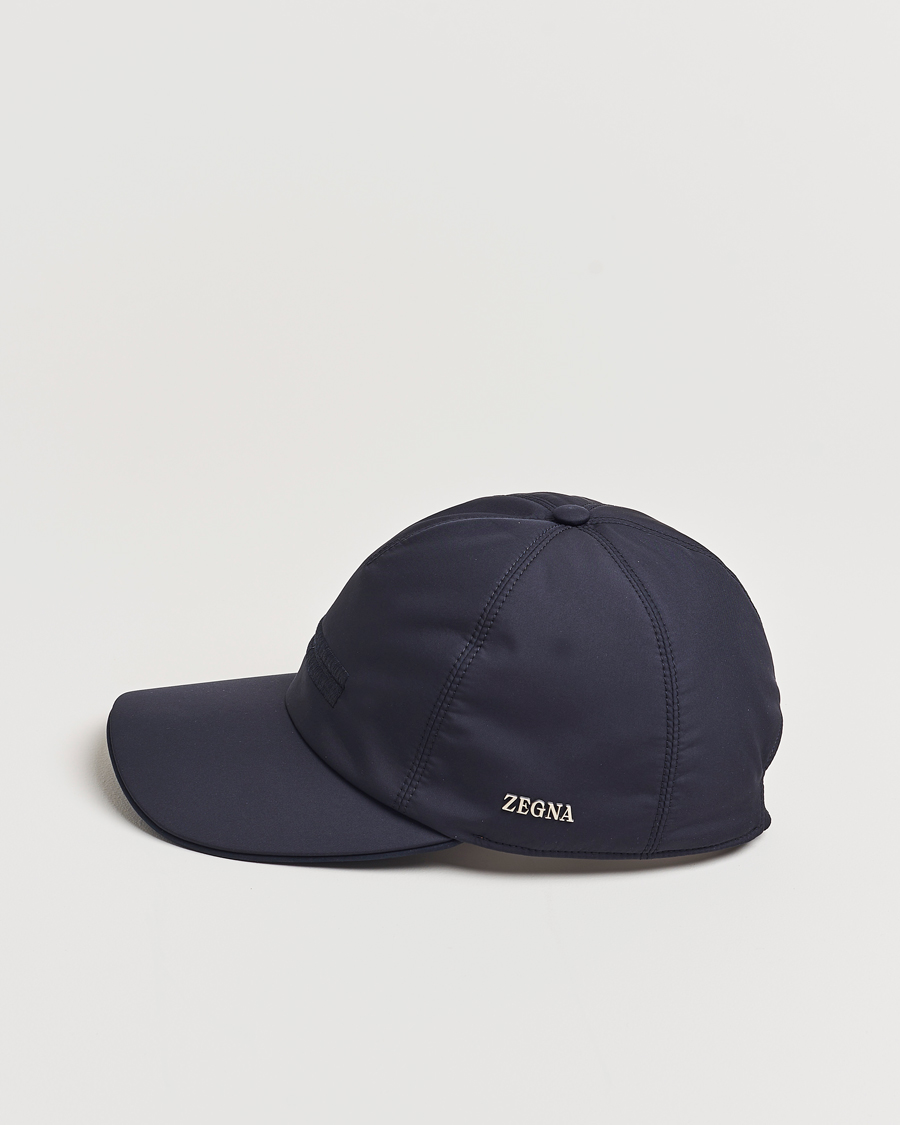 Homme | Bobs Et Casquettes | Zegna | Padded Baseball Cap Navy