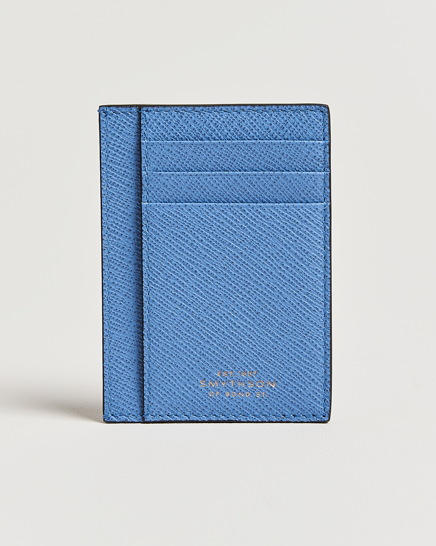 Homme | Portefeuilles | Smythson | Panama 773 Cardholder Nile Blue