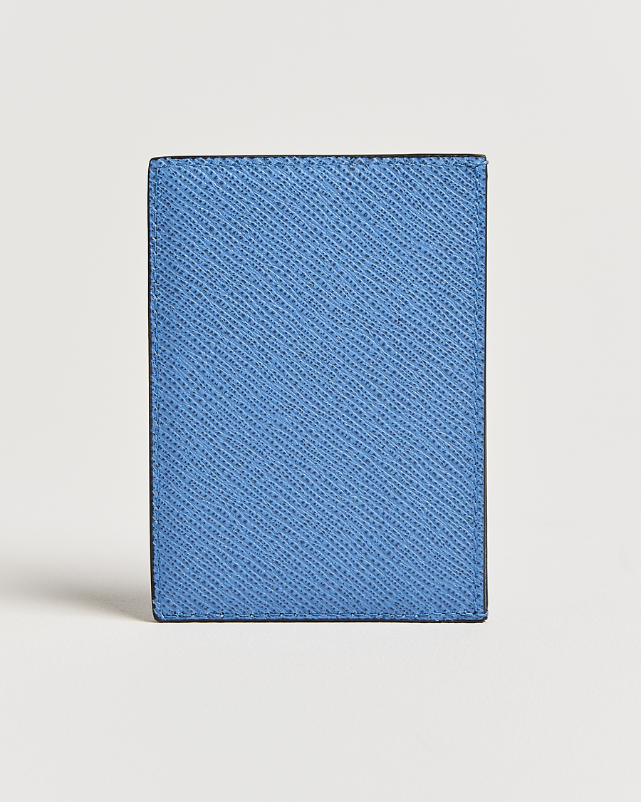 Homme | Portefeuilles | Smythson | Panama 773 Cardholder Nile Blue