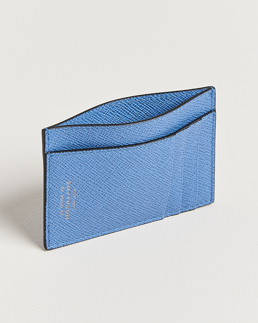 Homme | Portefeuilles | Smythson | Panama 773 Cardholder Nile Blue