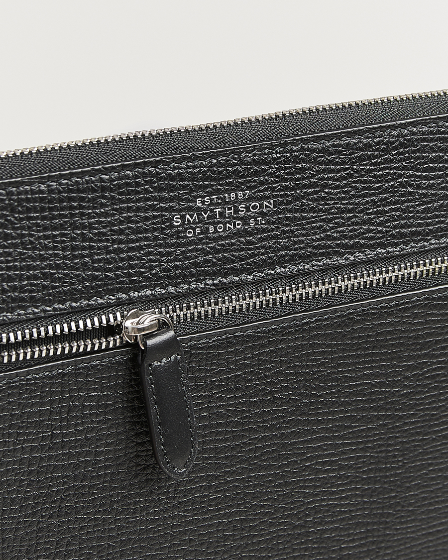 Homme | Sacs | Smythson | Ludlow Flat Organiser Pouch Black
