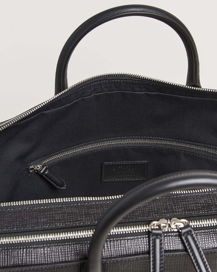Homme | Sacs | Smythson | Panama Large Lightweight Briefcase Black