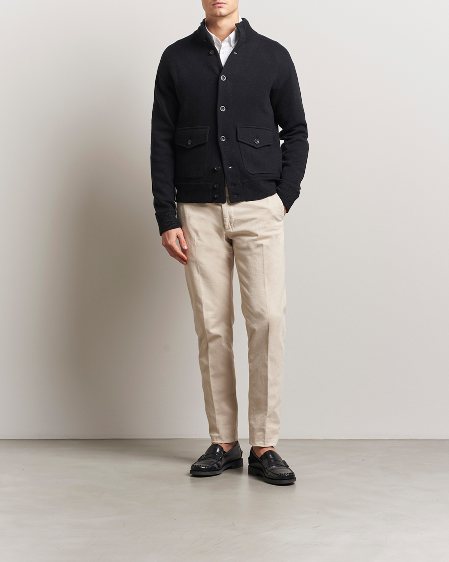 Homme | Pulls Et Tricots | Polo Ralph Lauren | Wool Blend Cardigan Polo Black