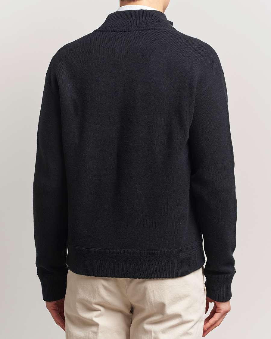 Homme | Pulls Et Tricots | Polo Ralph Lauren | Wool Blend Cardigan Polo Black