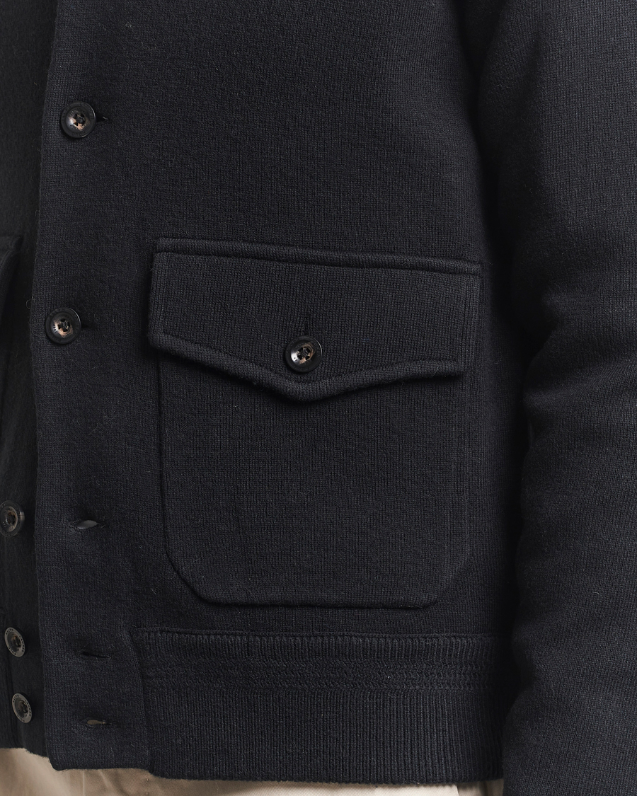 Homme | Pulls Et Tricots | Polo Ralph Lauren | Wool Blend Cardigan Polo Black