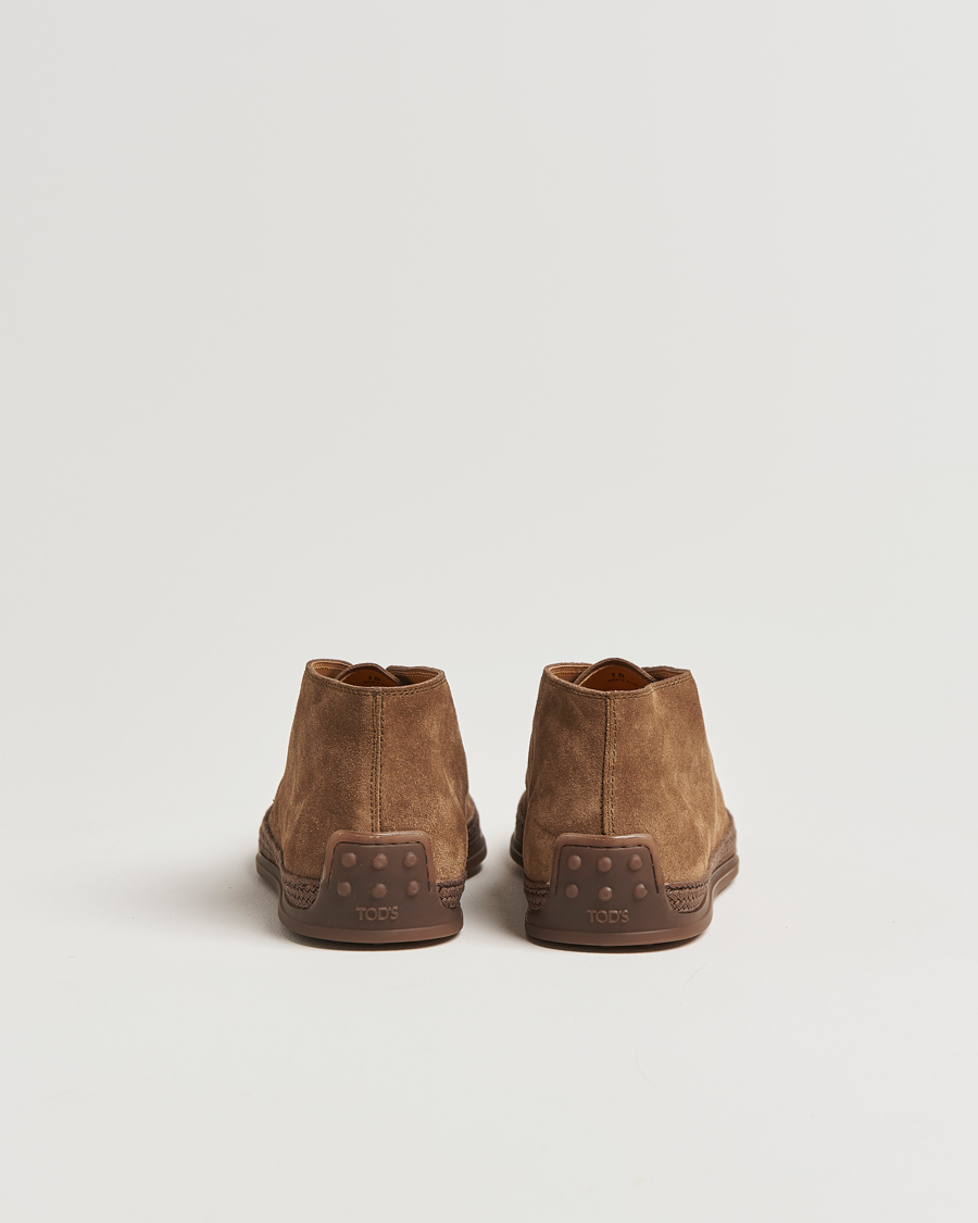 Homme | Tod's Raffia Chukka Boot Brown Suede | Tod's | Raffia Chukka Boot Brown Suede
