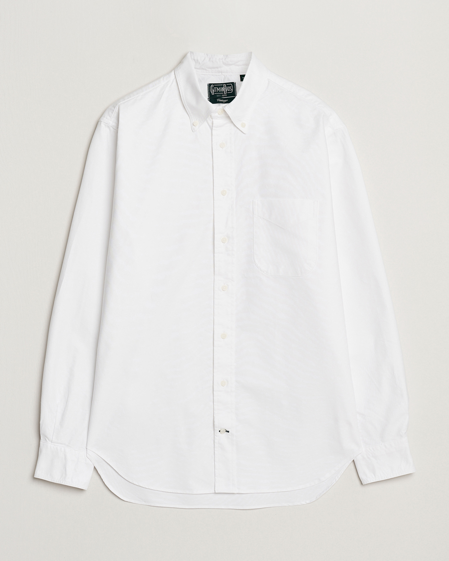 Homme | Chemises | Gitman Vintage | Button Down Oxford Shirt White