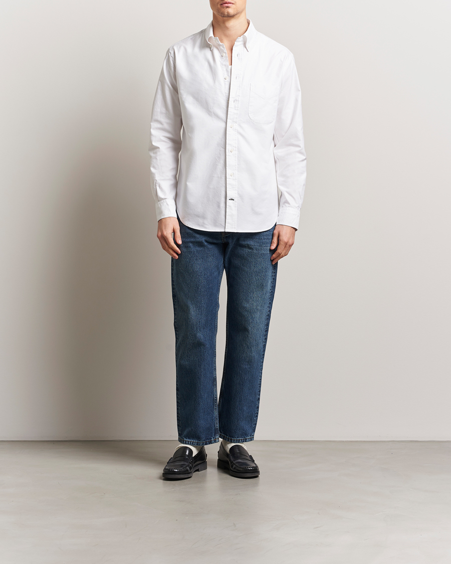 Homme | Chemises | Gitman Vintage | Button Down Oxford Shirt White